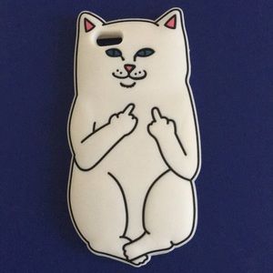 White Cat iPhone 6 case gently used